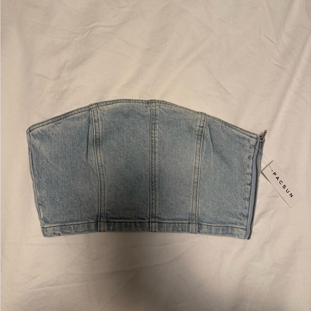 NWT Pacsun Denim Top Size M